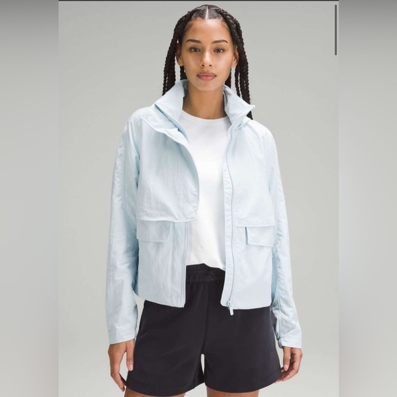 lululemon athletica Jackets & Blazers - NWT Lululemon Always Effortless Jacket Pure Blue Size 4 Discontinued Version